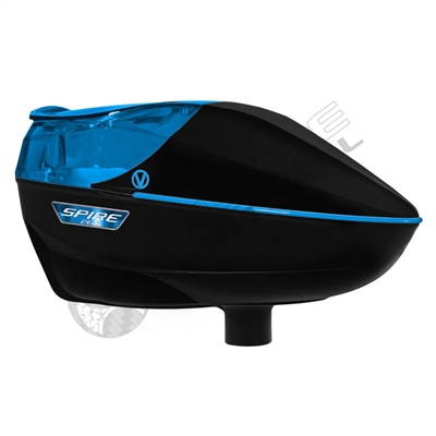 Virtue Paintball Spire 260 Electronic Loader - Black/Cyan