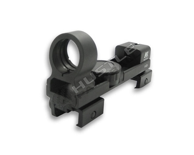 NCStar 1X25 Red/Green Dot Sight - Black - Weaver/Picatinny/ 3/8in Dovetail (DAB)
