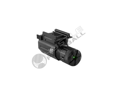 NCStar Tactical Green Laser w/ Quick-Release Weaver Mount - Black - Weaver/Picatinny (AQPTLG)