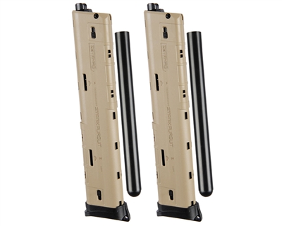 2 Pack Stark Pursuit 20 Round ZetaMag Gen 3 Magazine - TiPX/TPX - Tan