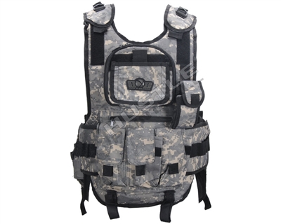 Gen X Global Tactical Vest with 4+2+1 pack - ACU Digital Camouflage