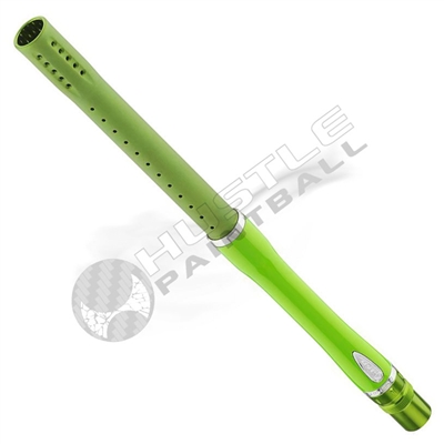 Dye Precision Glass Fiber Boomstick Barrel - Autococker - 15 inch - Lime/Silver