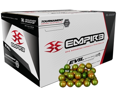 Empire Ultra Evil Paintballs - Case of 2000 - Orange Fill