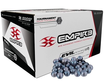 Empire Ultra Evil Paintballs - Case of 1000 - White Fill