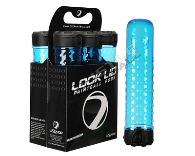 Dye Precision Lock Lid Pod - 6-Pack - Cyan