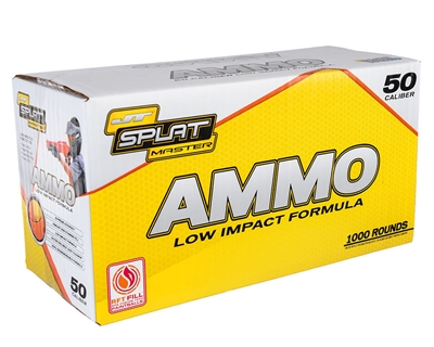JT Splatmaster 1000ct Paintball Ammo - White Fill
