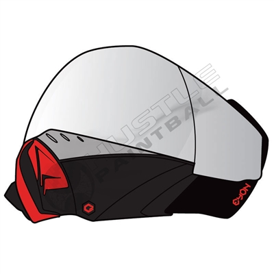 C2 Paintball Mask - Eyon - Black/Red