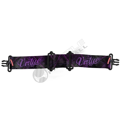 Virtue Paintball VIO Goggle Strap - Script Purple