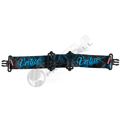 Virtue Paintball VIO Contour Google Strap - Stock - Script Cyan