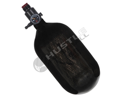 Ninja Paintball 68 cu 4500 psi Carbon Fiber HPA Tank - Translucent Black