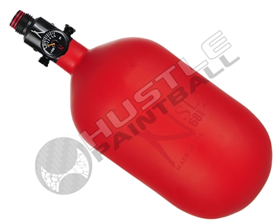 Ninja Paintball 68 cu 4500 psi "SL2" Carbon Fiber HPA Tank - Red (Cerakote Finish)