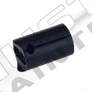 Lapco Mini-Vertical Straight ASA Adapter w/ Gauge Port/Hole for 3 Way Actuator Rod - 2000 Series Autococker