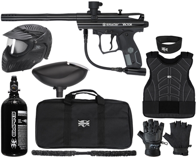 Kingman Spyder Victor Level 2 Protector Paintball Marker Package