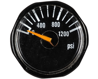 Blackout 25mm Pressure Gauge