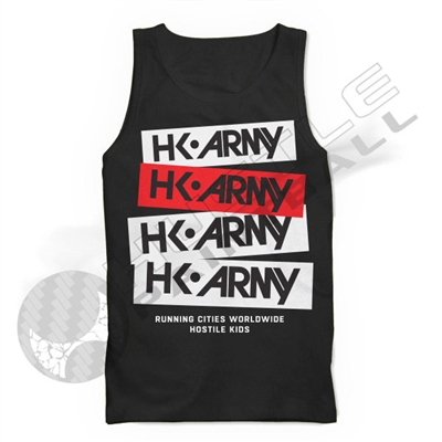 HK Army Tank Top - Posted - Black