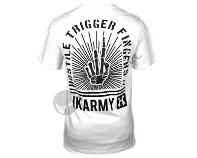 HK Army T-Shirt - Trigger Fingers - White