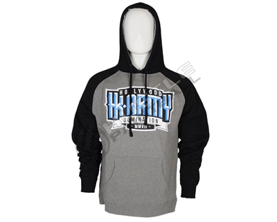 HK Army Pullover Hoodie - Royal - Grey/Black