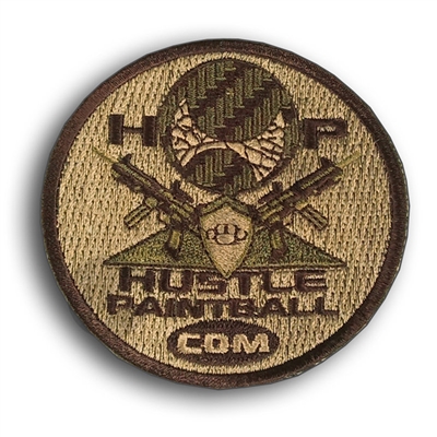 Hustle Paintball Tactical Patch (3 inch) - Multicam