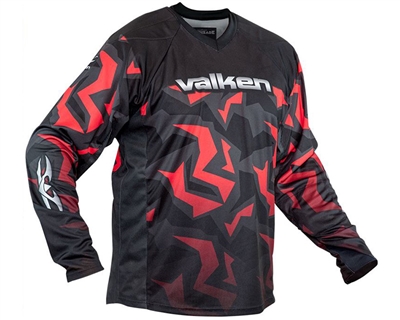 Valken Crusade Jersey - Riot Red