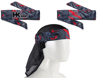 HK Army Headband/Headwrap - Ryu Red