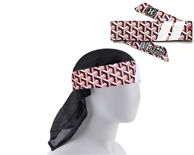 HK Army Headband/Headwrap - Mr. H Stahk Red