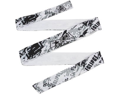 Planet Eclipse Headband/Headwrap - White Blizzard