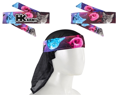 HK Army Headband/Headwrap - Space Cats