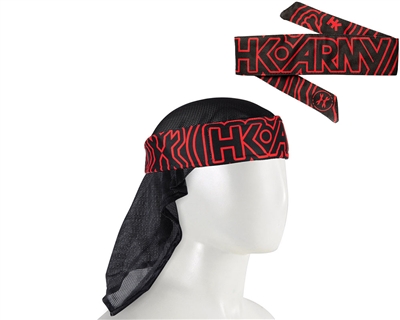 HK Army Headband/Headwrap - Pulse Red