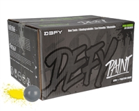 D3FY Sports Paintballs Level 1 Practice .68 Caliber Paintballs - 500 Rounds - Battleship Grey Shell Yellow Fill