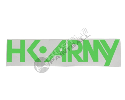HK Army Sticker - ''HK Army'' Typeface - Lime - 15 inch