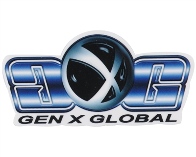 Gen X Global Single Piece Sticker - Logo