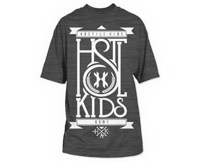 HK Army T-Shirt - Stacked - Charcoal