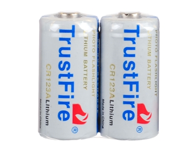 TrustFire Lithium Battery - 3V CR123A (2 Pack)