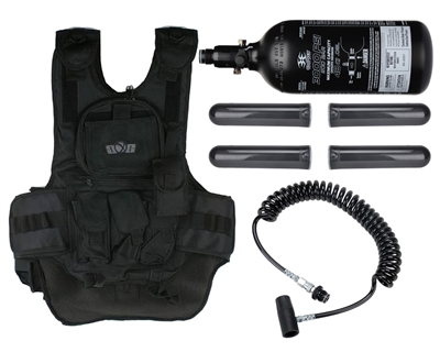 Gen X Global Tactical Vest with 4+2+1 Pack, Remote & Empire 47 cu 3000 psi Tank