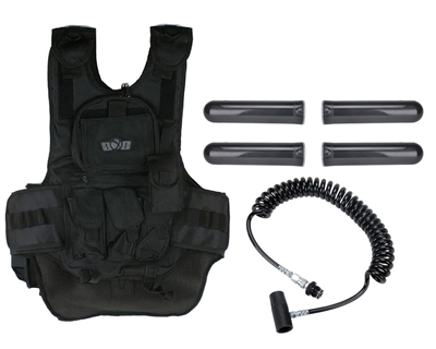 Gen X Global Paintball Tactical Vest w/ On/Of Remote Line