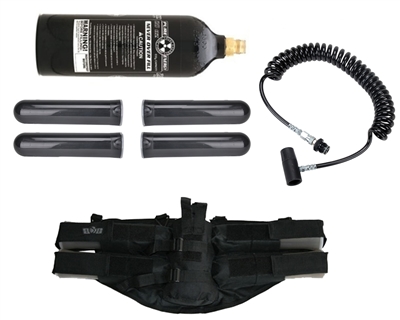 Harness Combo Pack - 4+1 Harness, On/Off Remote, & 20oz CO2 Tank