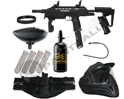 Tippmann Paintball Marker Legendary Combo Package - Tactical Compact Rifle (TCR)