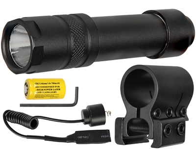 Aim Sports Flashlight - 200 Lumens w/ Pressure Switch Activation (FM200S)