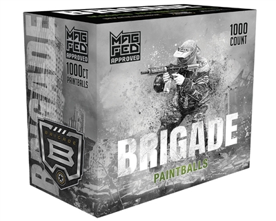 GI Sportz Mag Fed Brigade Paintballs - Case of 1000