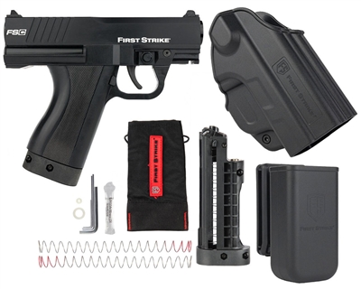 First Strike Paintball Compact FSC Pistol w/ FREE Holster & Magazine Pouch