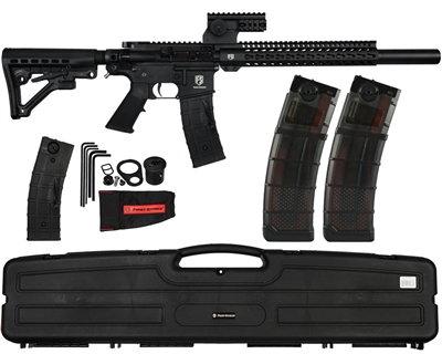 First Strike Paintball Marker - T15 DMR w/ FREE V2 20 Round Magazines (2-Pack)