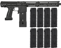 Planet Eclipse EMEK MG100 Mag Fed Paintball Gun (PAL ENABLED) w/ 8 Additional (20 Round) Magazines