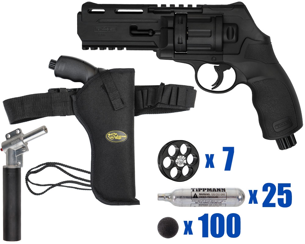 Umarex - T4E HDR50 - Home Defense Revolver cal. .50 - Quick-Piercing-System  - Picatinny rails - Energy up to 11 Joules - Wide range of ammunition  available SEE IT LIVE at IWA 2018!, umarex hdr 50