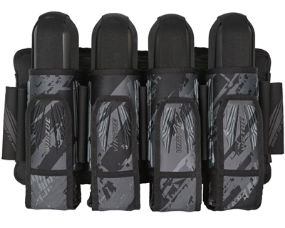 Virtue Paintball Harness - 4+7 Elite Pack - Graphic Black