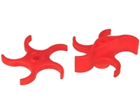 Warrior 98/A5/X7 Cyclone Feed System Soft Paddles - Red