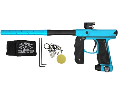 Empire Paintball Marker - Mini GS w/ 2 Piece Barrel - Dust Aqua/Dust Black