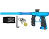 Empire Paintball Marker - Mini GS w/ 2 Piece Barrel - Dust Light Blue/Dust Dark Blue