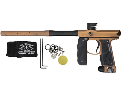 Empire Paintball Marker - Mini GS w/ 2 Piece Barrel - Dust Orange/Dust Black