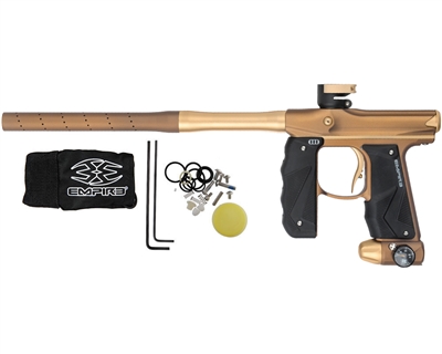 Empire Paintball Marker - Mini GS w/ 2 Piece Barrel - Dust Orange/Dust Tan