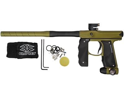 Empire Paintball Marker - Mini GS w/ 2 Piece Barrel - Dust Olive/Dust Black